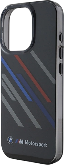 Панель BMW Motosport IML Random Stripes для Apple iPhone 16 Pro Max Black (BMHCP16X23HTRAK) - зображення 6