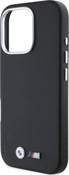 Etui plecki BMW M Smooth Full Wrapped Metal MagSafe do Apple iPhone 16 Pro Max Black (BMHCP16X23PMWK) - obraz 6