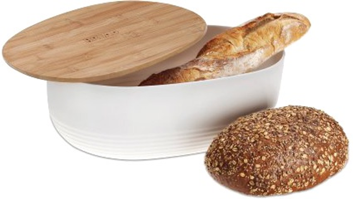 Chlebnik Kela Namur 37.5 x 23 x 14 cm Ciemno-szary (12063) - obraz 8