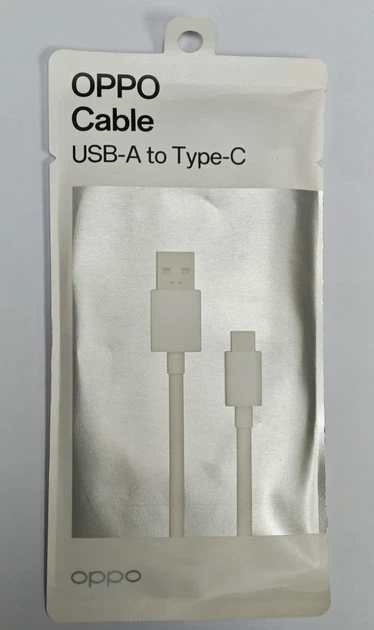 Кабель быстрой зарядки Oppo SuperVooc SuperDart USB to Type-C 12A на 1 метр до 150W Белый - Фото 3 Кабель быстрой зарядки Oppo SuperVooc SuperDart USB to Type-C 12A на 1 метр до 150W Белый - изображение 3