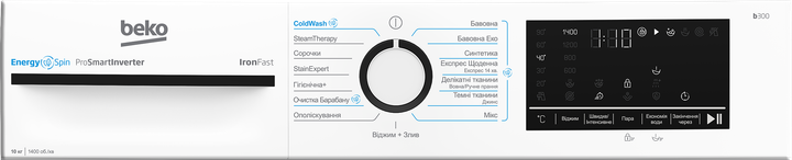 Стиральная машина полногабаритная Beko BM3WFU410435WB - изображение 7