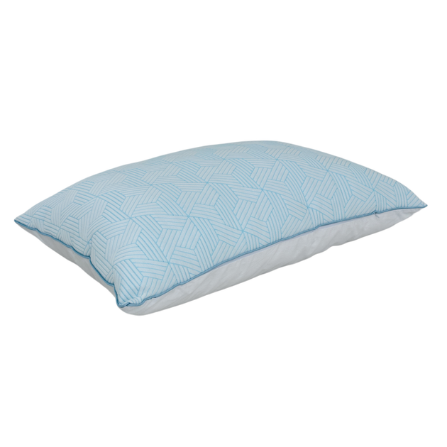 Подушка для сну з охолодженням ICE SLEEP / АЙС СЛІП з еко лебединим пухом, 50х70 см - Фото 1 Подушка для сну з охолодженням ICE SLEEP / АЙС СЛІП з еко лебединим пухом, 50х70 см - изображение 1