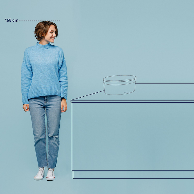 Chlebnik Kela Salena Biały 36.5 x 23.5 x 14 cm (12060) - obraz 4