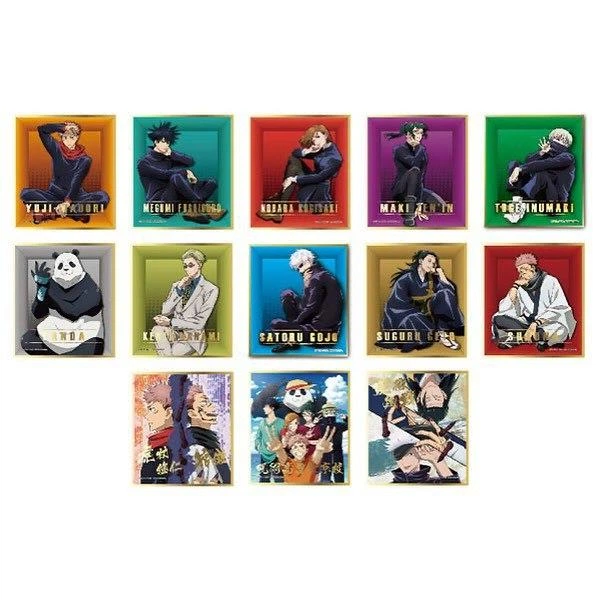 VISUAL SHIKISHI CARD feat.40原 ＢＯＸ 新品 Колекційні шикіши по аніме Магічна Битва Visual Shikishi