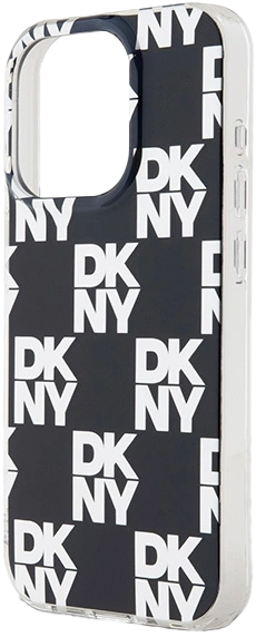 Etui DKNY IML Checkered Mono Pattern do Apple iPhone 15 Pro Black (3666339268251) - obraz 4