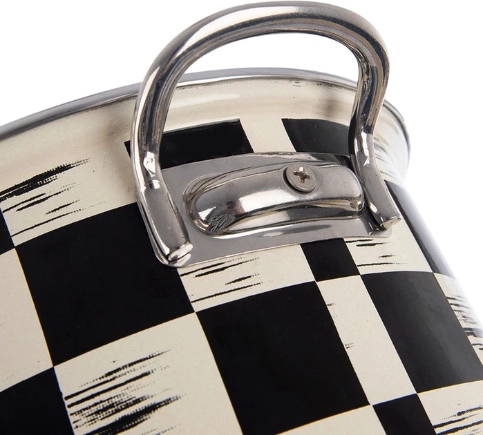 Каструля емальована Orion Szachownica 2 л (8592381206680) - зображення 2