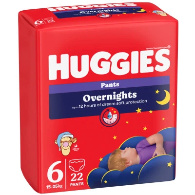 Подгузники Huggies Overnights Pants Трусики 6 15-25 кг 22 шт. - Фото 1 Подгузники Huggies Overnights Pants Трусики 6 15-25 кг 22 шт. - изображение 1