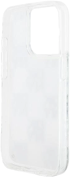 Etui DKNY Liquid Glitter Multilogo do Apple iPhone 15 Pro White (3666339271053) - obraz 5