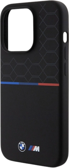Etui plecki BMW M Silicone Pattern MagSafe do Apple iPhone 15 Pro Black (BMHMP15L22SMPK) - obraz 6