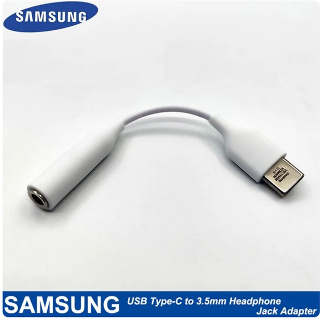 Переходник адаптер AUX Type-C на mini-jack&nbsp;3,5мм для смартфонов Samsung Черный - изображение 6