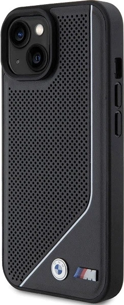 Панель BMW Perforated Twisted Line MagSafe для Apple iPhone 15/14/13 Black (BMHMP15S23PUCPK) - зображення 2