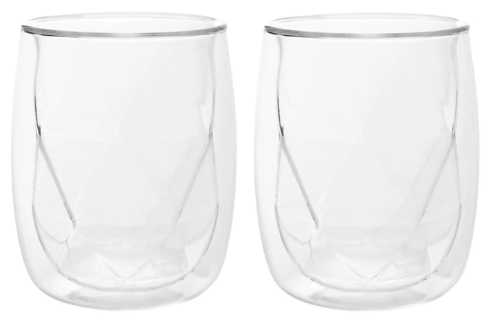 Набір склянок Homla Cembra Modern з подвійною стінкою 250 мл 2 шт (5904183888873) - зображення 1