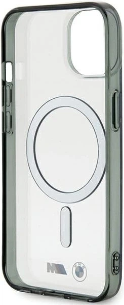 Панель BMW Silver Ring MagSafe для Apple iPhone 15/14/13 Transparent (BMHMP15SHCRS) - зображення 7