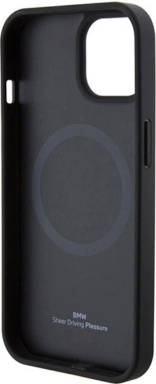 Панель BMW Signature Logo Imprint MagSafe для Apple iPhone 15/14/13 Black (BMHMP15SSLLBK) - зображення 7