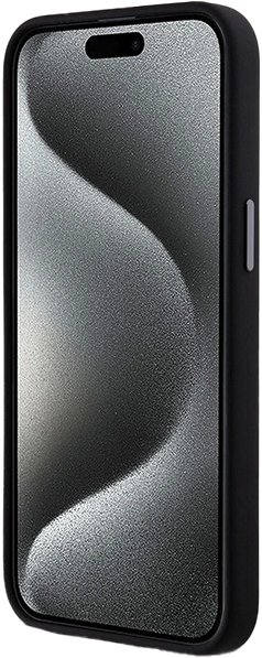 Etui DKNY Liquid Silicone Metal Logo do Apple iPhone 15 Pro Black (3666339265311) - obraz 5