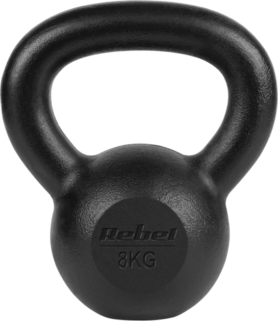 Kettlebell bitumiczny Rebel Active RBA-2323-08 8 kg (5901890111607) - obraz 2