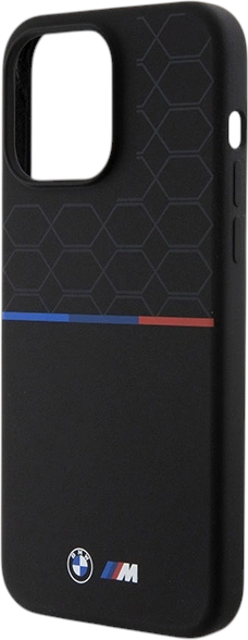 Etui plecki BMW M Silicone Pattern MagSafe do Apple iPhone 15 Pro Max Black (BMHMP15X22SMPK) - obraz 6