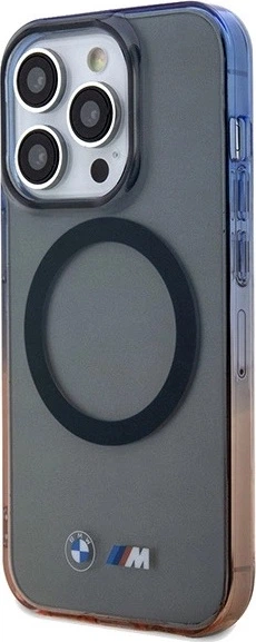 Панель BMW Gradient Bumper MagSafe для Apple iPhone 15 Pro Max Gray (BMHMP15XHTGE) - зображення 2