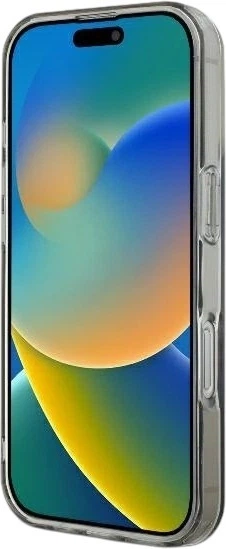 Панель Guess IML Flowers Wreath MagSafe для Apple iPhone 16 Pro Black (GUHMP16LHFWFCK) - зображення 5