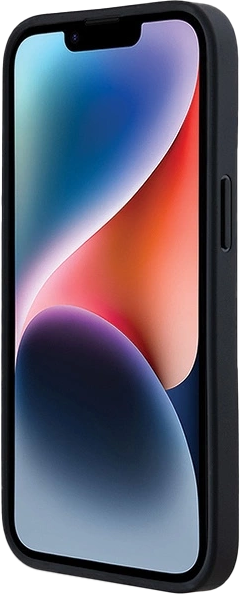 Etui DKNY Leather Mono Stripe & Metal Logo do Apple iPhone 14 Plus/15 Plus Black (3666339260408) - obraz 5