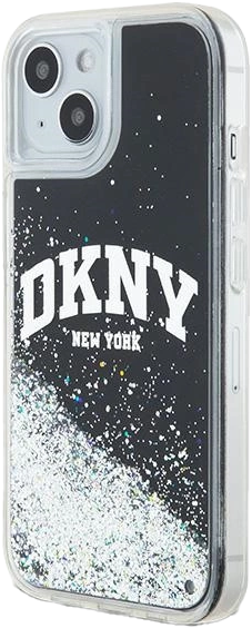 Etui DKNY Liquid Glitter Big Logo do Apple iPhone 13/14/15 Black (3666339270759) - obraz 2