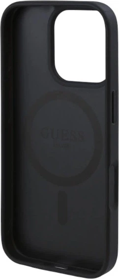 Etui Guess 4G Flowers Print MagSafe do Apple iPhone 16 Pro Black (GUHMP16LP4ROPEMCK) - obraz 7