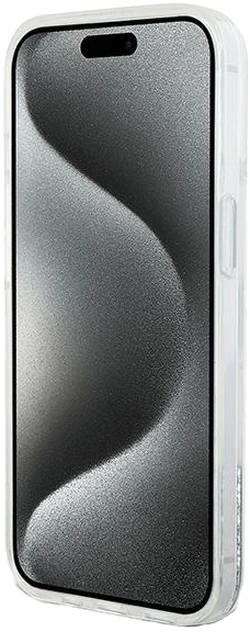 Etui DKNY Liquid Glitter Big Logo do Apple iPhone 13/14/15 White (3666339270896) - obraz 5