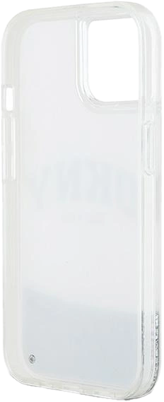 Etui DKNY Liquid Glitter Big Logo do Apple iPhone 13/14/15 White (3666339270896) - obraz 7
