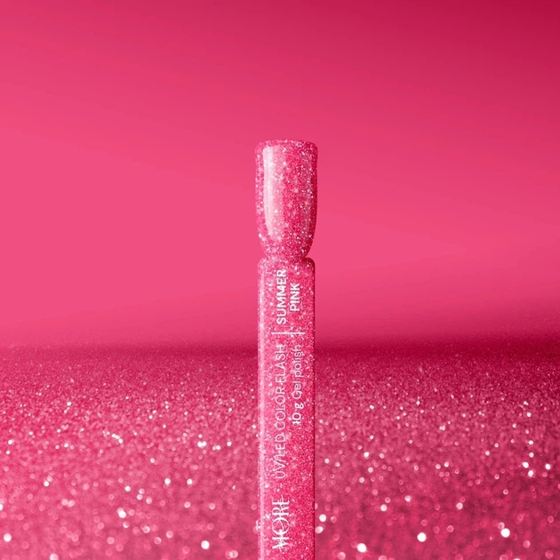 Гель-лак Silcare ManiMore Flash Summer Pink 10 г (5902560569810) - зображення 2