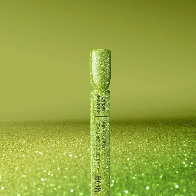 Гель-лак Silcare ManiMore Flash Summer Green 10 г (5902560569797) - зображення 2