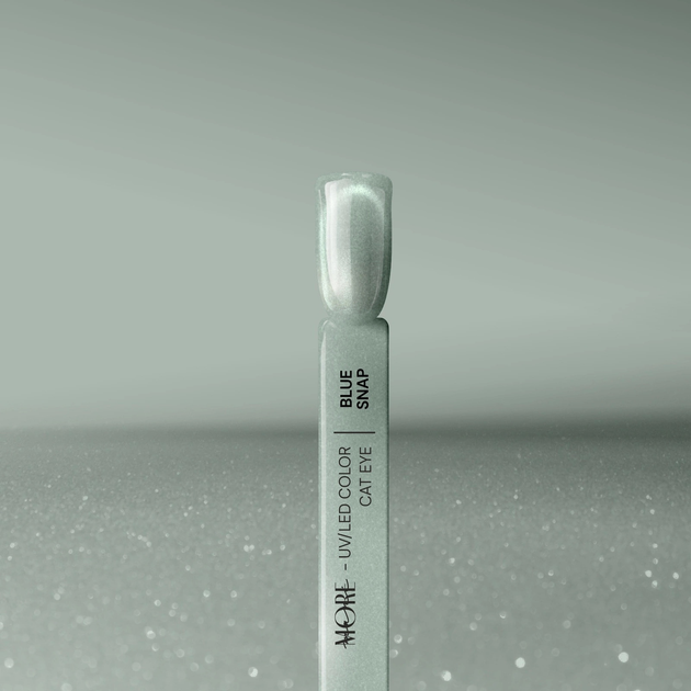 Lakier hybrydowy Silcare ManiMore Cat Eye Blue Snap 10 g (5902560571028) - obraz 2