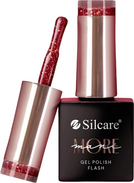 Lakier hybrydowy Silcare ManiMore Flash Midnight Solar Flame 10 g (5902560569711) - obraz 1
