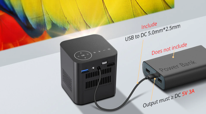 Мини проектор BYINTEK Р19 P20 DLP-Link 3D на Android 9 батарея 7800 мАч для смартфона карманный проектор - Фото 6 Мини проектор BYINTEK Р19 P20 DLP-Link 3D на Android 9 батарея 7800 мАч для смартфона карманный проектор - изображение 6