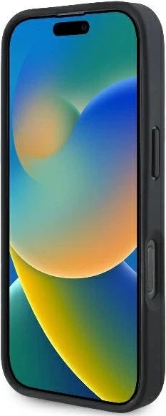 Панель BMW Signature Leather Half Textured & Circle MagSafe для Apple iPhone 16 Pro Black (BMHMP16L23RTPK) - зображення 5