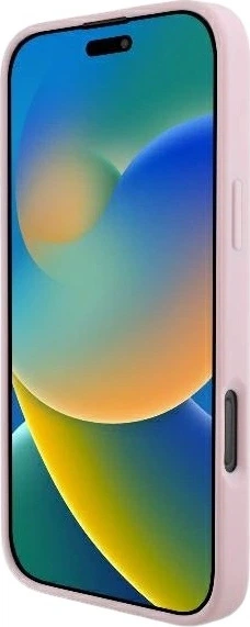 Etui Guess Peony Script Logo MagSafe do Apple iPhone 16 Pro Pink (GUHMP16LPGPYSP) - obraz 5