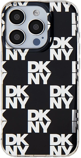 Etui DKNY IML Checkered Mono Pattern do Apple iPhone 15 Pro Max Black (3666339268268) - obraz 2