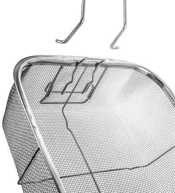 Набір посуду для приготування їжі Orion Grande Сковорода-гриль + Кошик + Каструля з кришкою 4.5 л (8592381206543) - зображення 4