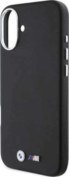 Панель BMW M Smooth Full Wrapped Metal MagSafe для Apple iPhone 16 Plus Black (BMHMP16M23PMWK) - зображення 6