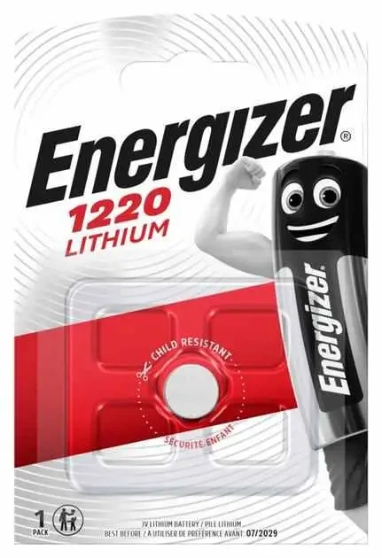 Батарейка Energizer CR1220 Lithium 3v - Фото 1 Батарейка Energizer CR1220 Lithium 3v - изображение 1