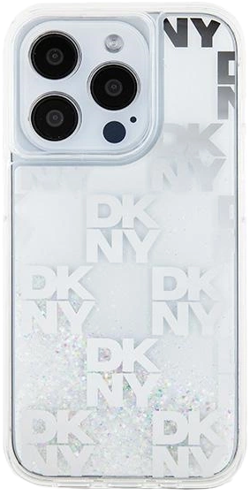Панель DKNY Liquid Glitter Multilogo для Apple iPhone 15 Pro Max White (3666339271060) - зображення 2