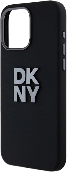 Панель DKNY Liquid Silicone Metal Logo для Apple iPhone 15 Pro Max Black (3666339265328) - зображення 6
