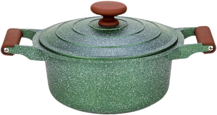 Garnek Nava Omega z pokrywką zielona 4.4 l (5205746160611) - obraz 2