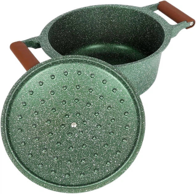 Garnek Nava Omega z pokrywką zielona 4.4 l (5205746160611) - obraz 5