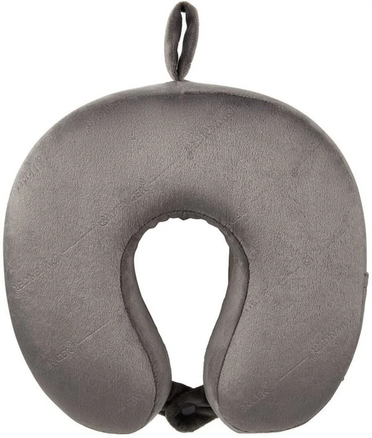 Подушка флісова Wenger Memory Foam Travel Neck Pillow сіра (611884) - зображення 2