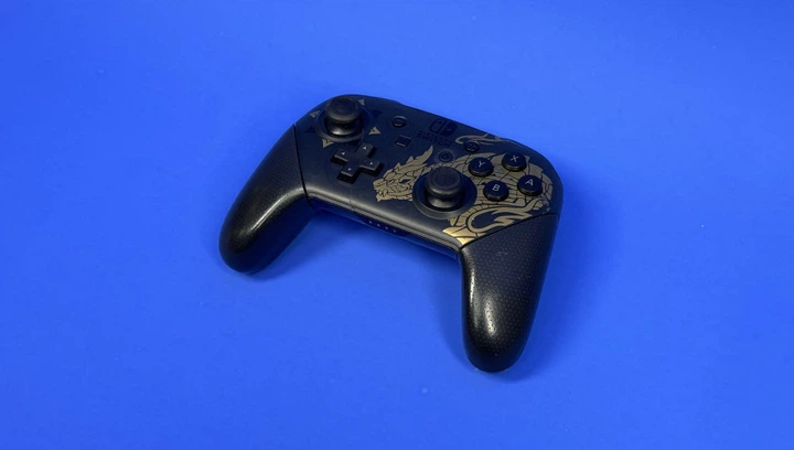 Геймпад Беспроводной Nintendo Switch Pro Controller Monster Hunter Rise Edition Black - изображение 2
