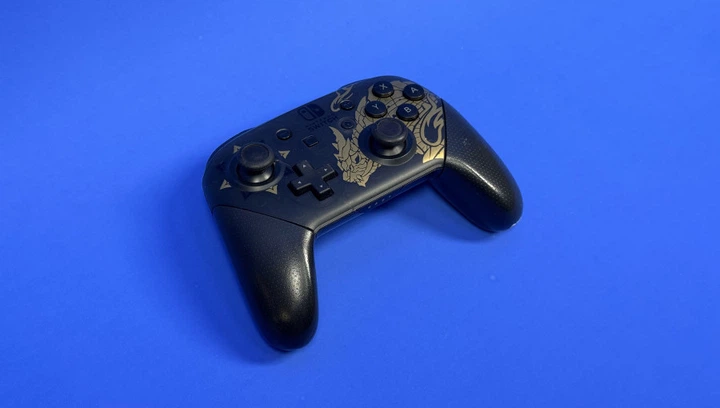 Геймпад Беспроводной Nintendo Switch Pro Controller Monster Hunter Rise Edition Black - изображение 3