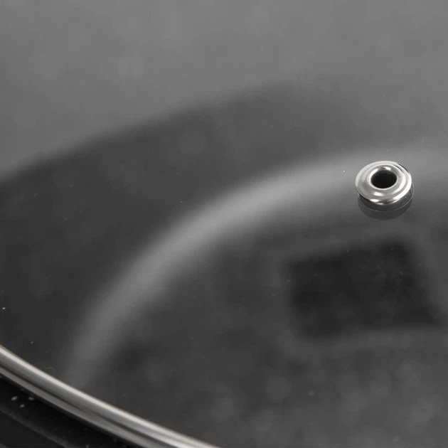 Каструля Orion Grande з кришкою чорна 9.7 л (8592381164317) - зображення 5