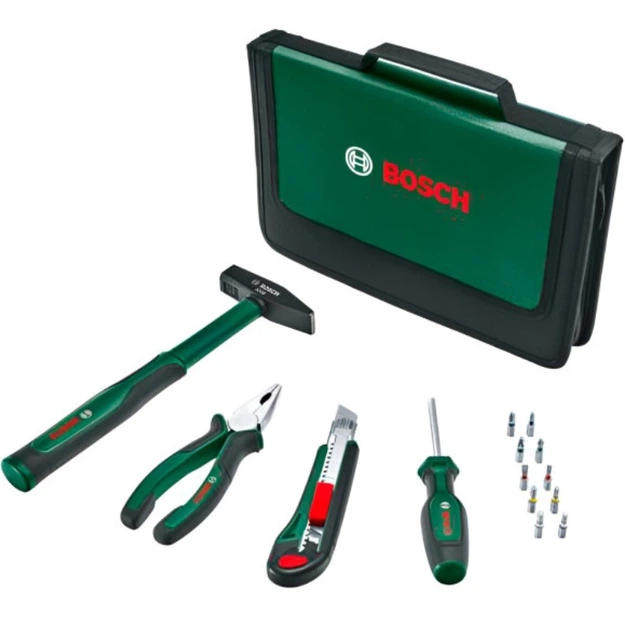 Набор ручных инструментов Bosch Easy Starter 14 предметов (1600A02BY3) - Фото 1 Набор ручных инструментов Bosch Easy Starter 14 предметов (1600A02BY3) - изображение 1