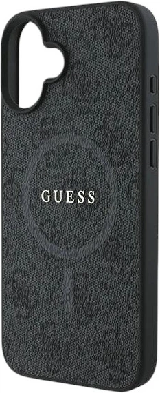 Панель Guess 4G Ring Classic Logo MagSafe для Apple iPhone 16 Plus Black (GUHMP16MG4GFRK) - зображення 6