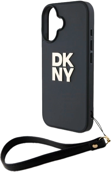 Панель DKNY Wrist Strap Stock Logo для Apple iPhone 16 Black (3666339334543) - зображення 5